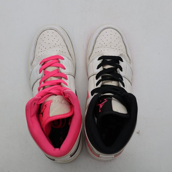 Nike Air Jordan 1 Mid Youth 7 Women’s 8.5 Basketball Sneakers 555112-106 - Picture 7 of 11